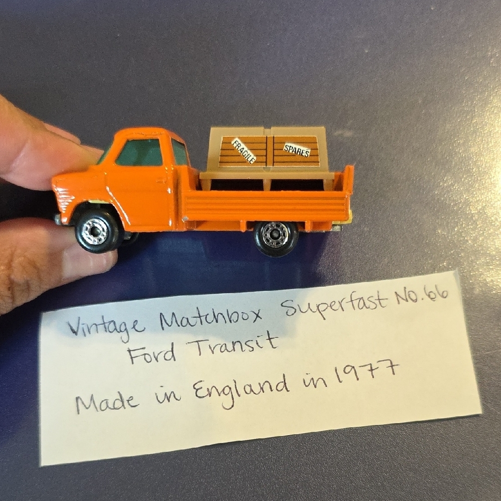 Vintage Collectable! MATCHBOX Superfast No. 66 Ford Transit